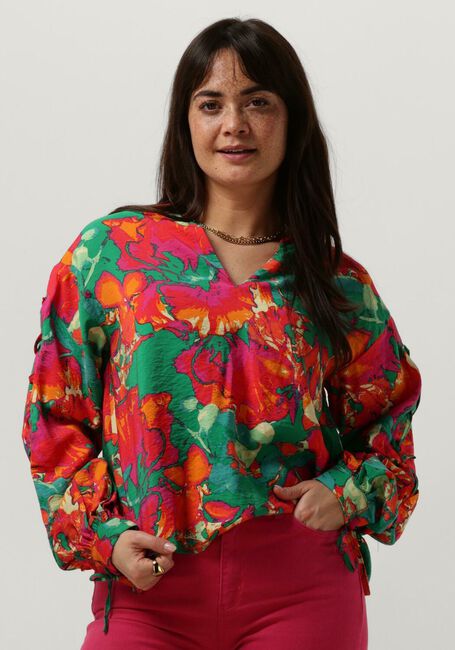 MINUS THILDA V-NECK BLOUSE Blouses en rose - large