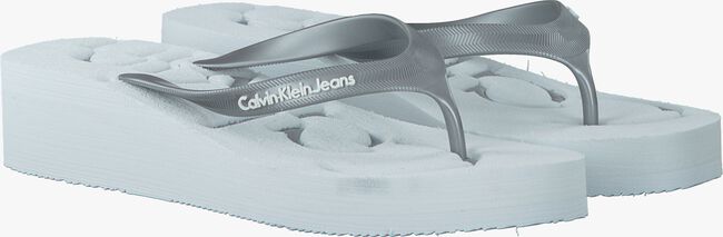 Witte CALVIN KLEIN Slippers TAMBER JELLY - large