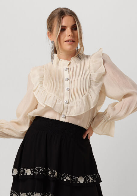 LOLLYS LAUNDRY SPRINGSLL SHIRT LS Blouses Crème - large