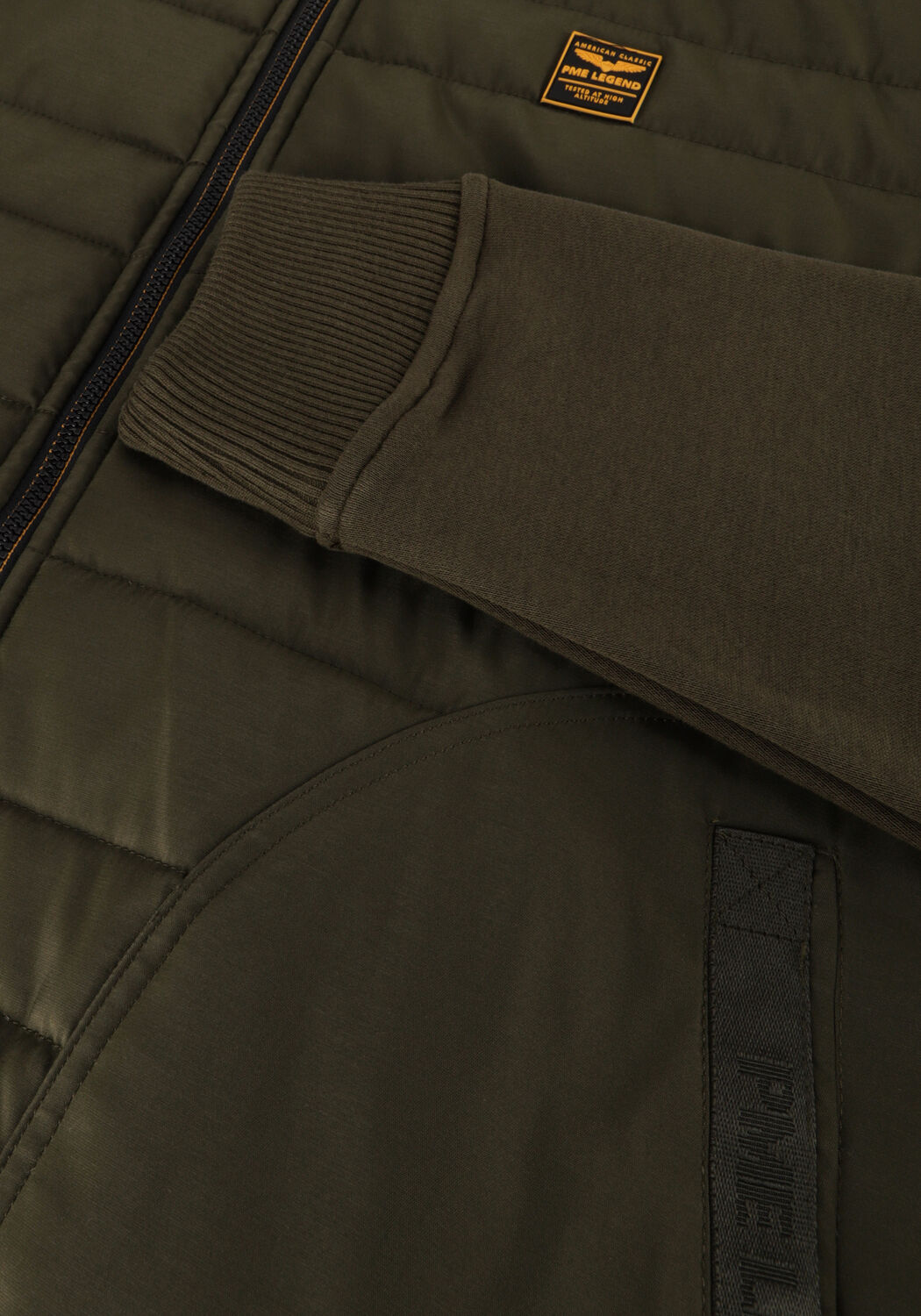 PME LEGEND ZIP JACKET HYBRID SWEAT Vestes en vert - large