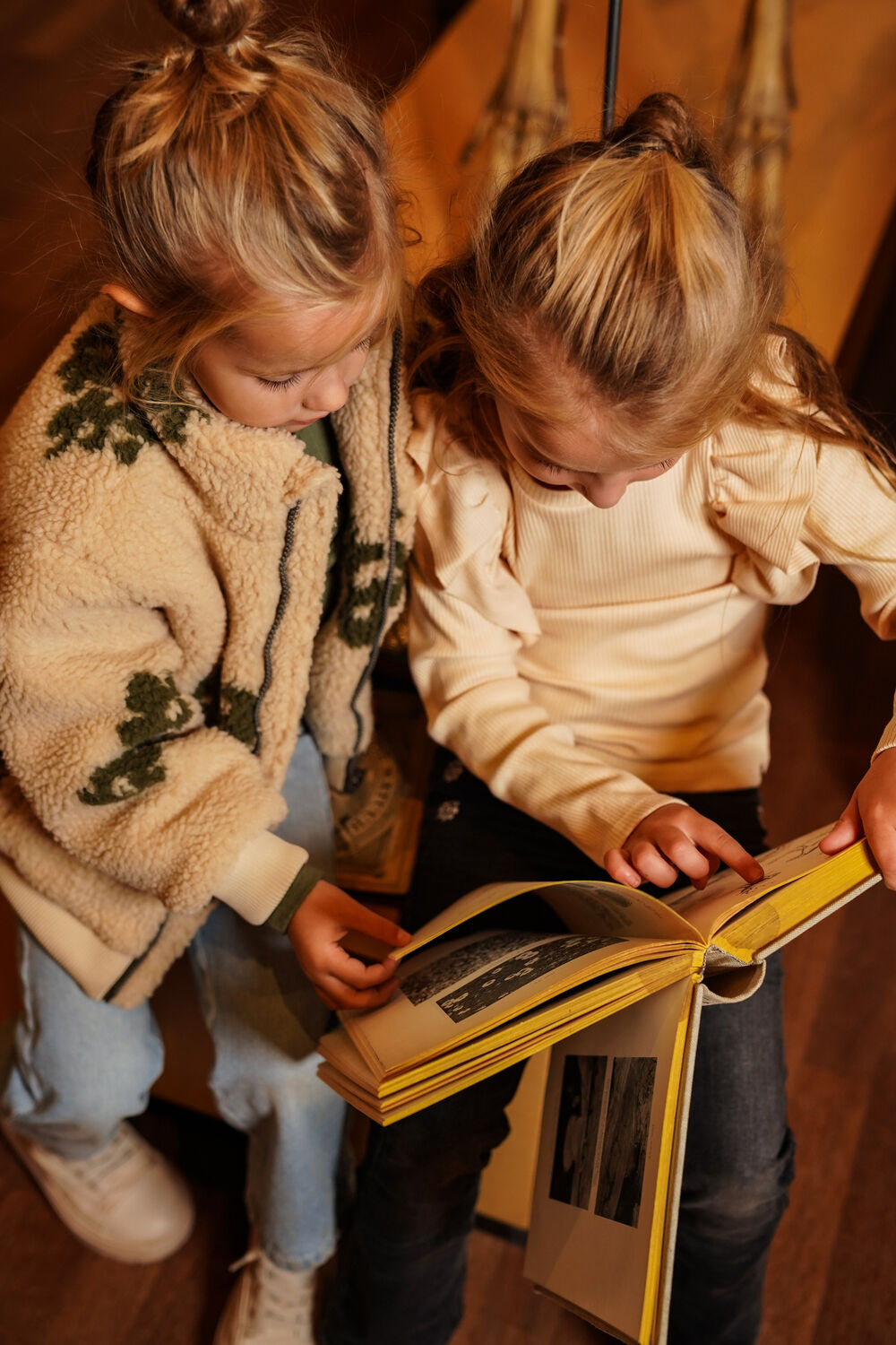 KOKO NOKO Manteau Teddy O56972 Cr&egrave;me - large