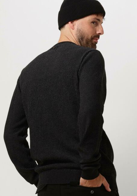 PME LEGEND Pull CREWNECK COTTON PLATED Gris foncé - large
