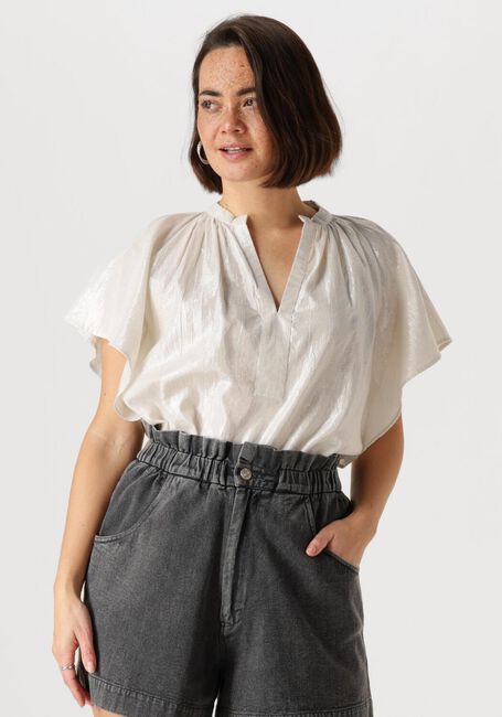 BY-BAR Haut VINA LUREX BLOUSE en blanc - large