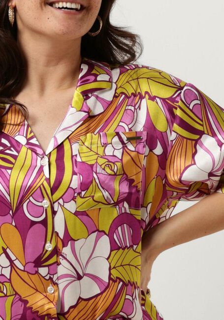 Multi COLOURFUL REBEL  CELESTE FLORAL SHORT SLEEVE BLOUSE - large