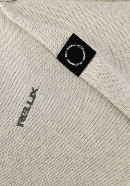 Grijze RELLIX Trui LOOSE FIT KNITWEAR CREWNECK - large