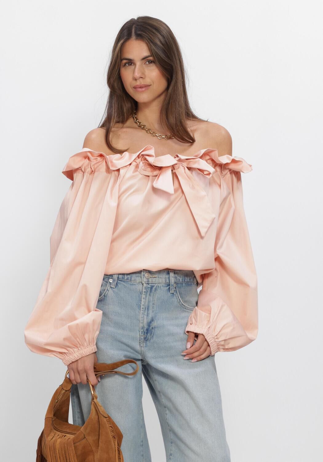AMAYA AMSTERDAM DANE BLOUSE Blouses en rose - large