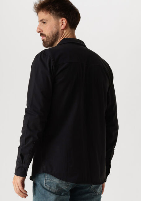 Zwarte BUTCHER OF BLUE Overshirt FINN ZIP POCKET SHIRT - large