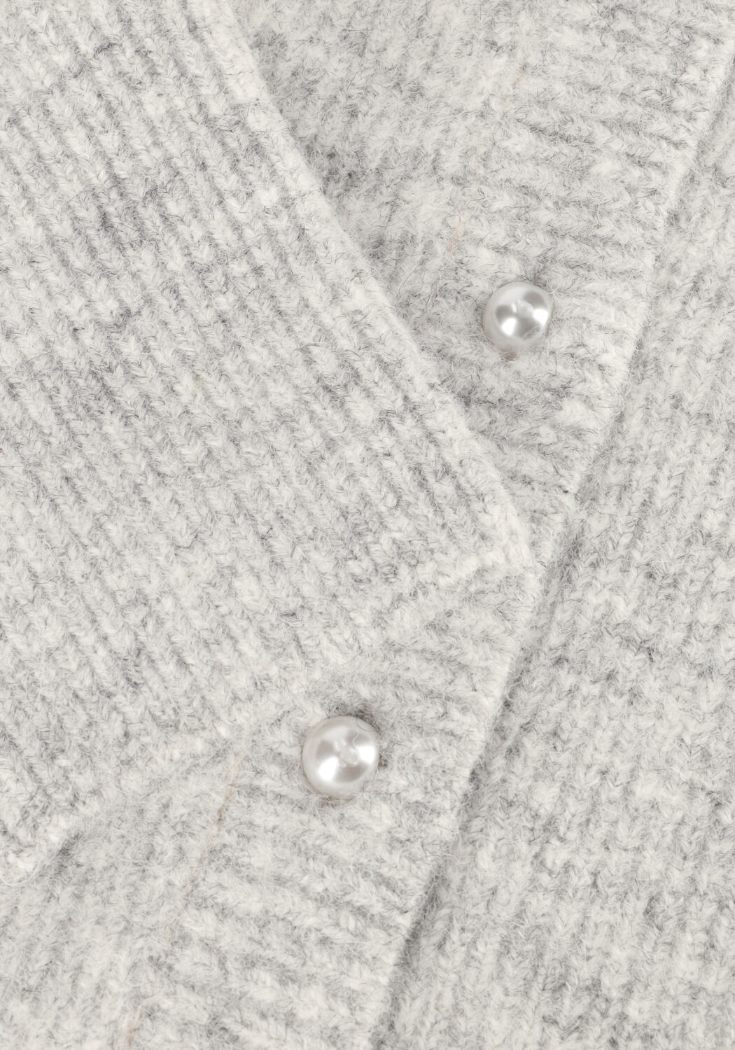 NEO NOIR Gilet NUNA KNIT CARDIGAN Gris clair - large