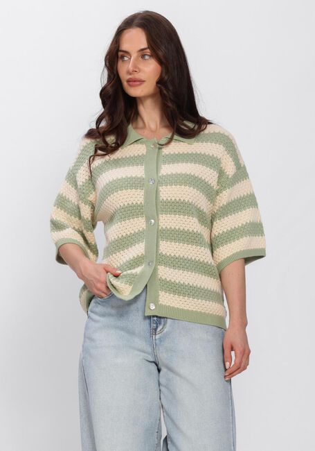 YDENCE KNITTED TOP JANOUK Hauts & T-shirts en vert - large