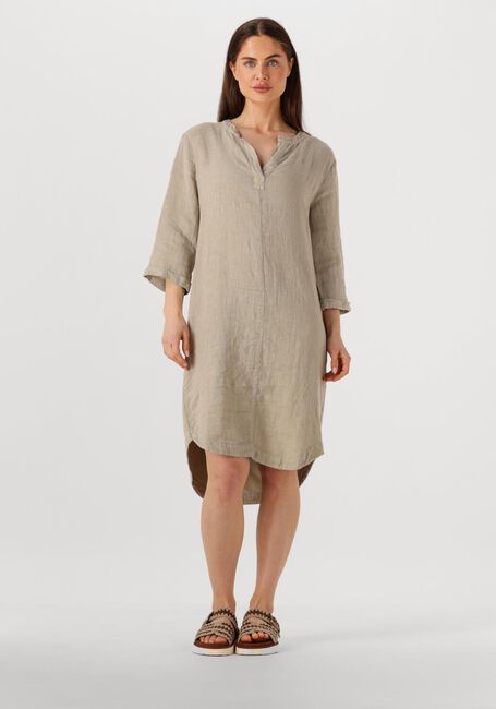 Beige NUKUS Midi jurk KATE DRESS MIX - large