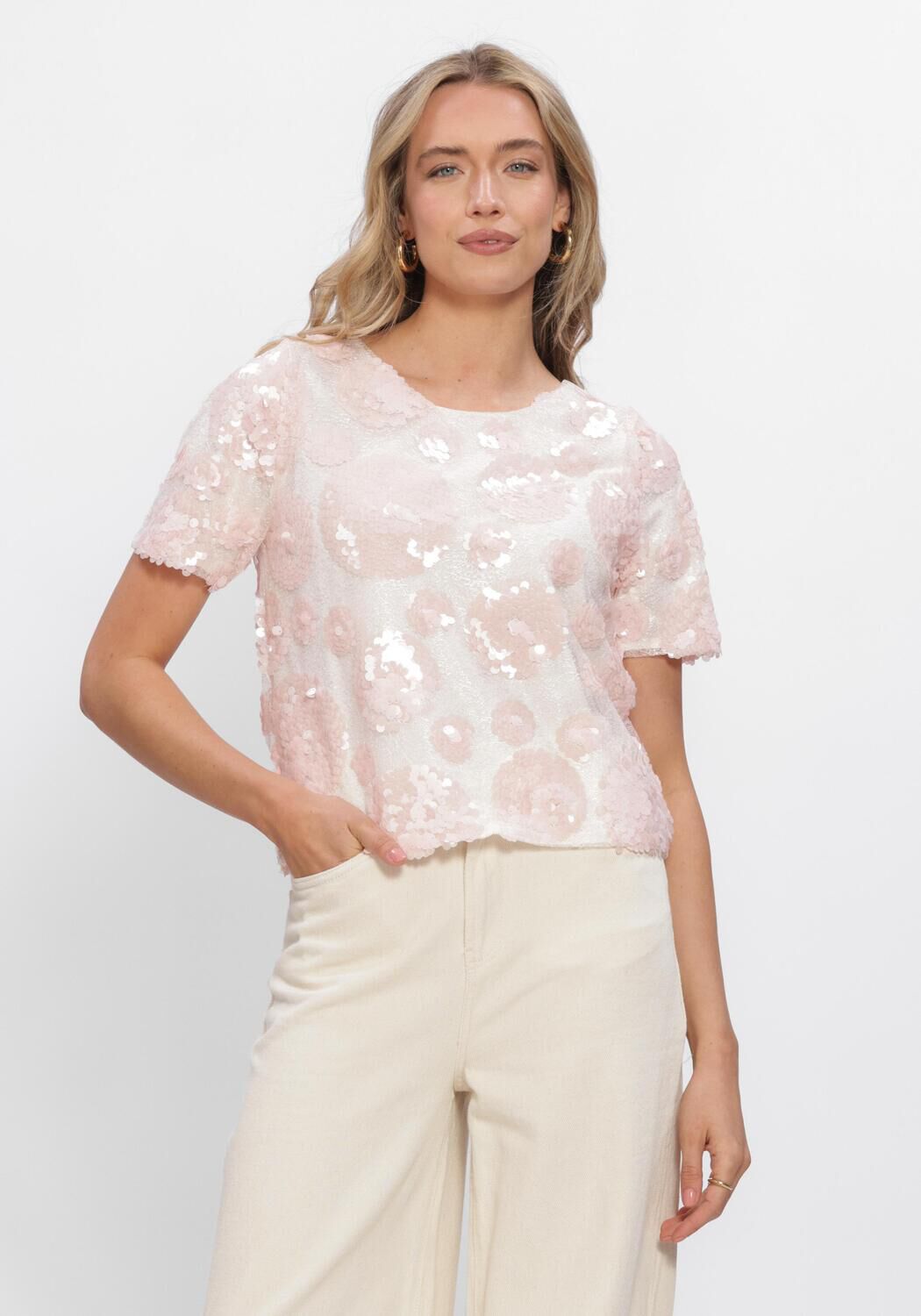 Roze AIMEE THE LABEL Tops & T-shirts TULU - large