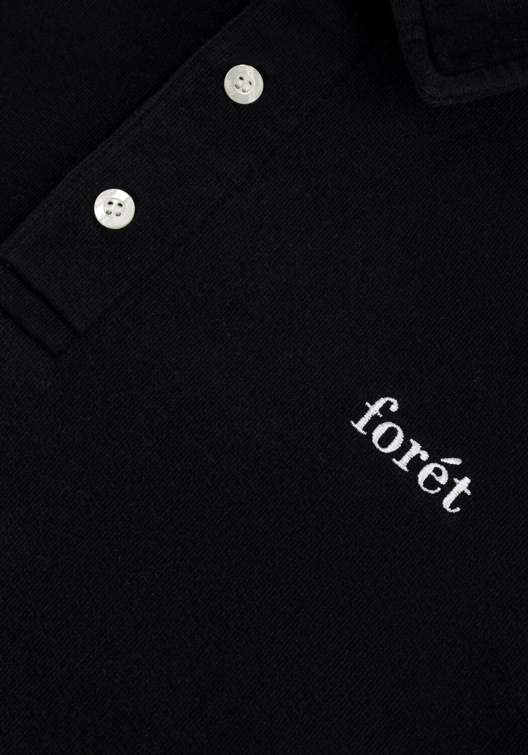 FOR&Eacute;T Pull HERB POLO SWEATSHIRT en noir - large