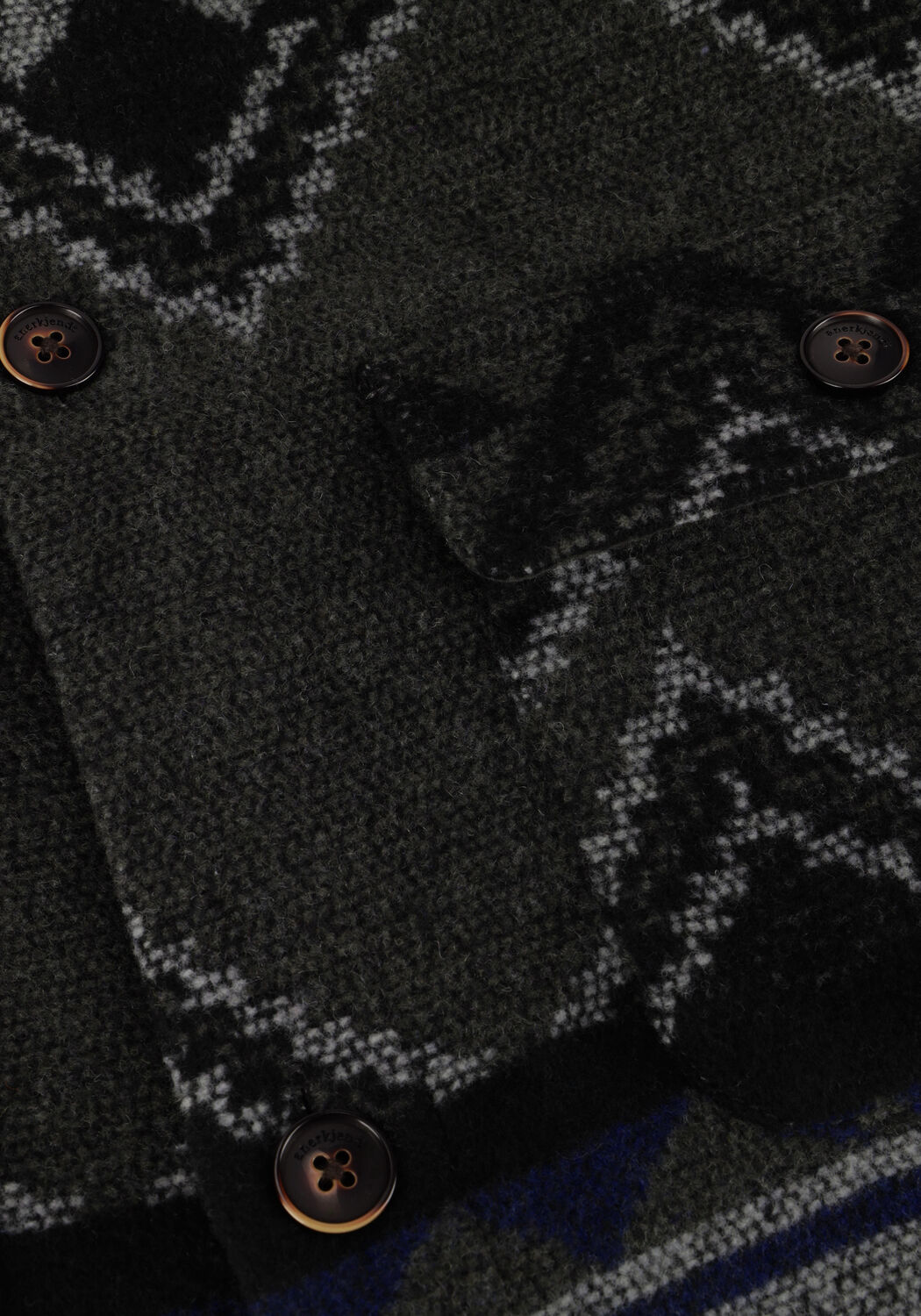 ANERKJENDT Surchemise AKOSCAR CHECK OVERSHIRT Gris fonc&eacute; - large