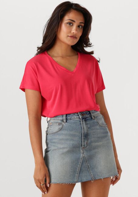 Koraal MSCH COPENHAGEN T-shirt MSCHFENYA MODAL V NECK TEE - large