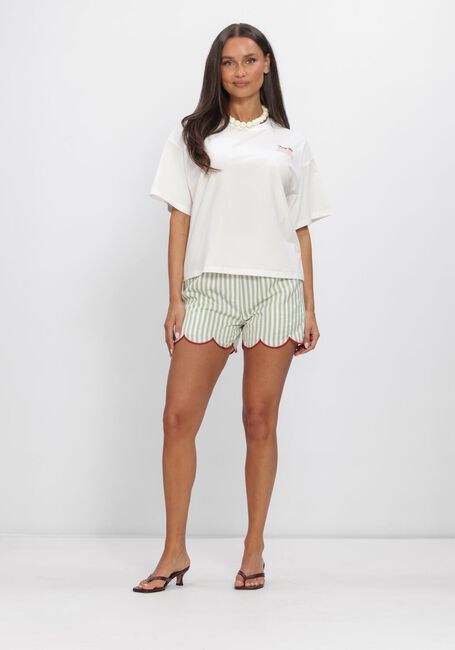 YDENCE T-SHIRT SUNDAY MORNINGS Hauts & T-shirts Blanc - large