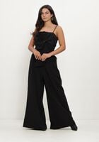 Zwarte Y.A.S. Jumpsuit YASLIPAS STRAP ROSETTE JUMPSUIT