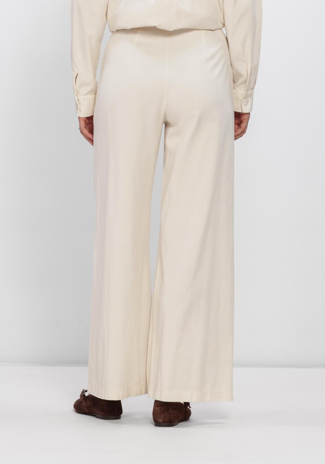Ecru SIMPLE Broeken/jumpsuits TROUSER - large