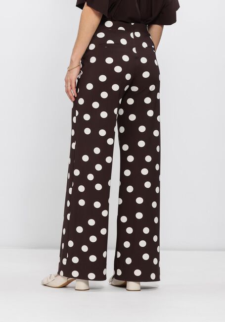 Bruine STUDIO ANNELOES Wijde broek Lexie dot trousers - large