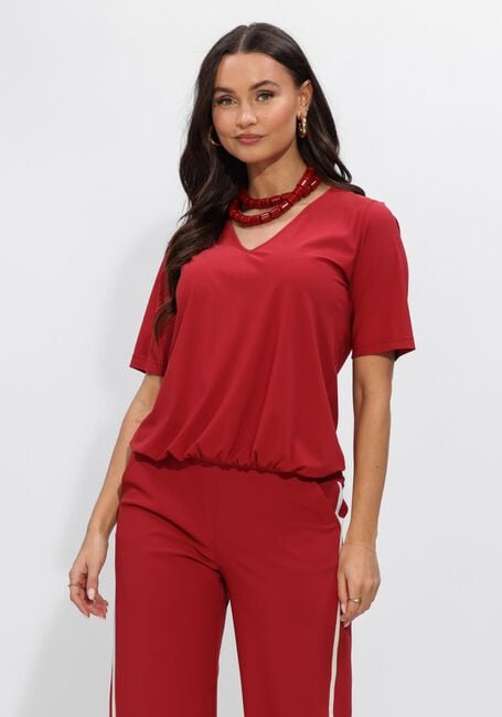 STUDIO ANNELOES Haut Vicky top en rouge - large