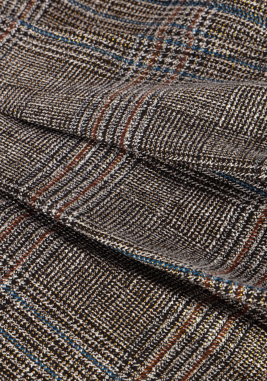 AAIKO Pantalon FREDERIQUE TWEED VIS 540 en noir - large