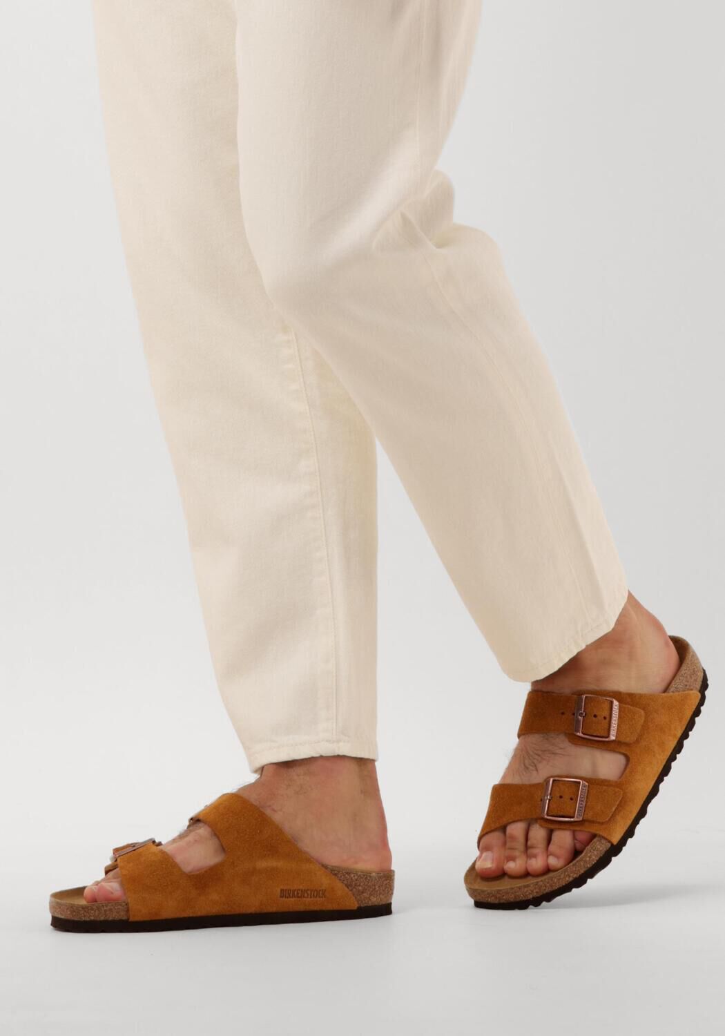 BIRKENSTOCK ARIZONA HEREN Tongs en cognac - large