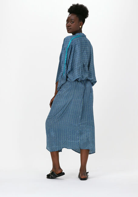 SISSEL EDELBO Robe midi JUNO DRESS en bleu - large