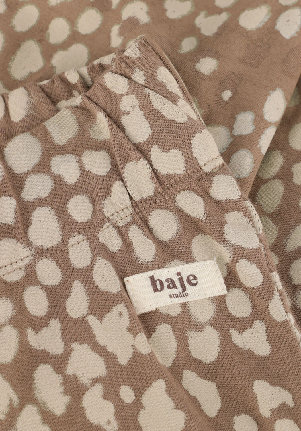 Bruine BAJE STUDIO Flared broek PREDA - large