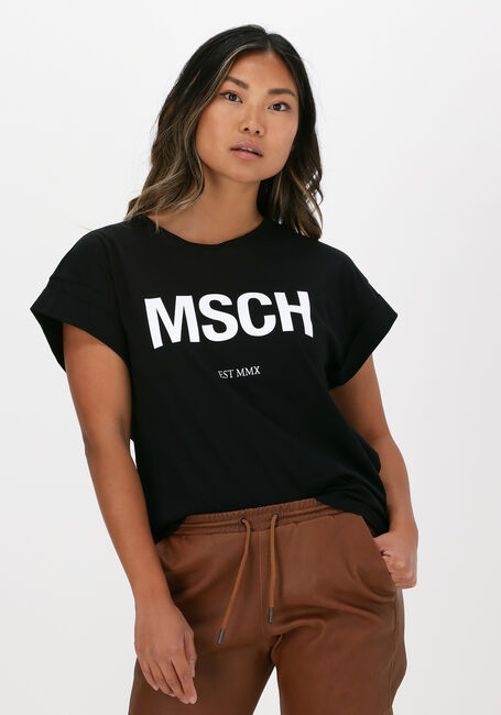 Zwarte MSCH COPENHAGEN T-shirt ALVA MSCH STD TEE - large