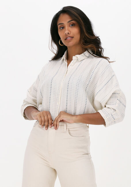 Creme BY-BAR  NOREL STRIPE BLOUSE - large