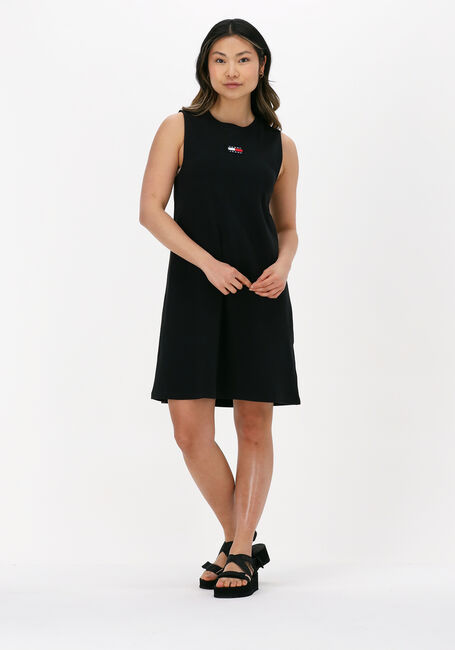 TOMMY JEANS Mini robe TJW BADGE TANK DRESS en noir - large