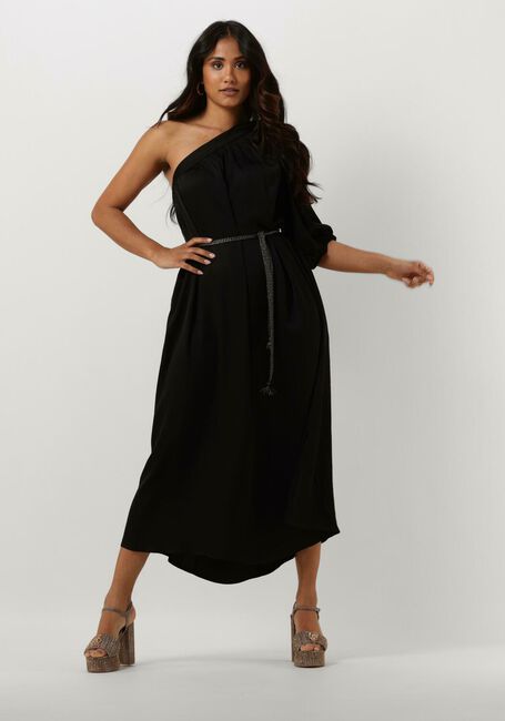 SUMMUM Robe midi DRESS QUINTY SILKY TOUCH en noir - large