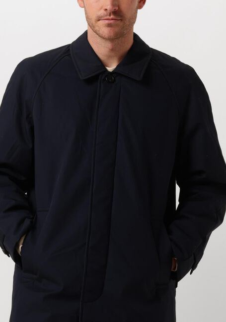 SELECTED HOMME Parkas SLHJONES COTTON MAC COAT Bleu foncé - large