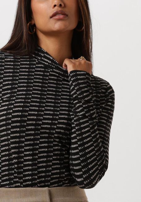 HARPER & YVE Haut JANE-LS en noir - large