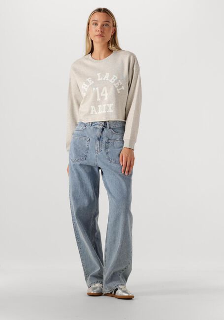 HAUTE L'AMITIÉ Wide jeans FLIP WAIST POCKET TALL JEANS en bleu - large
