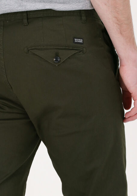 SCOTCH & SODA Chino STUART REGULAR SLIM-FIT Vert foncé - large