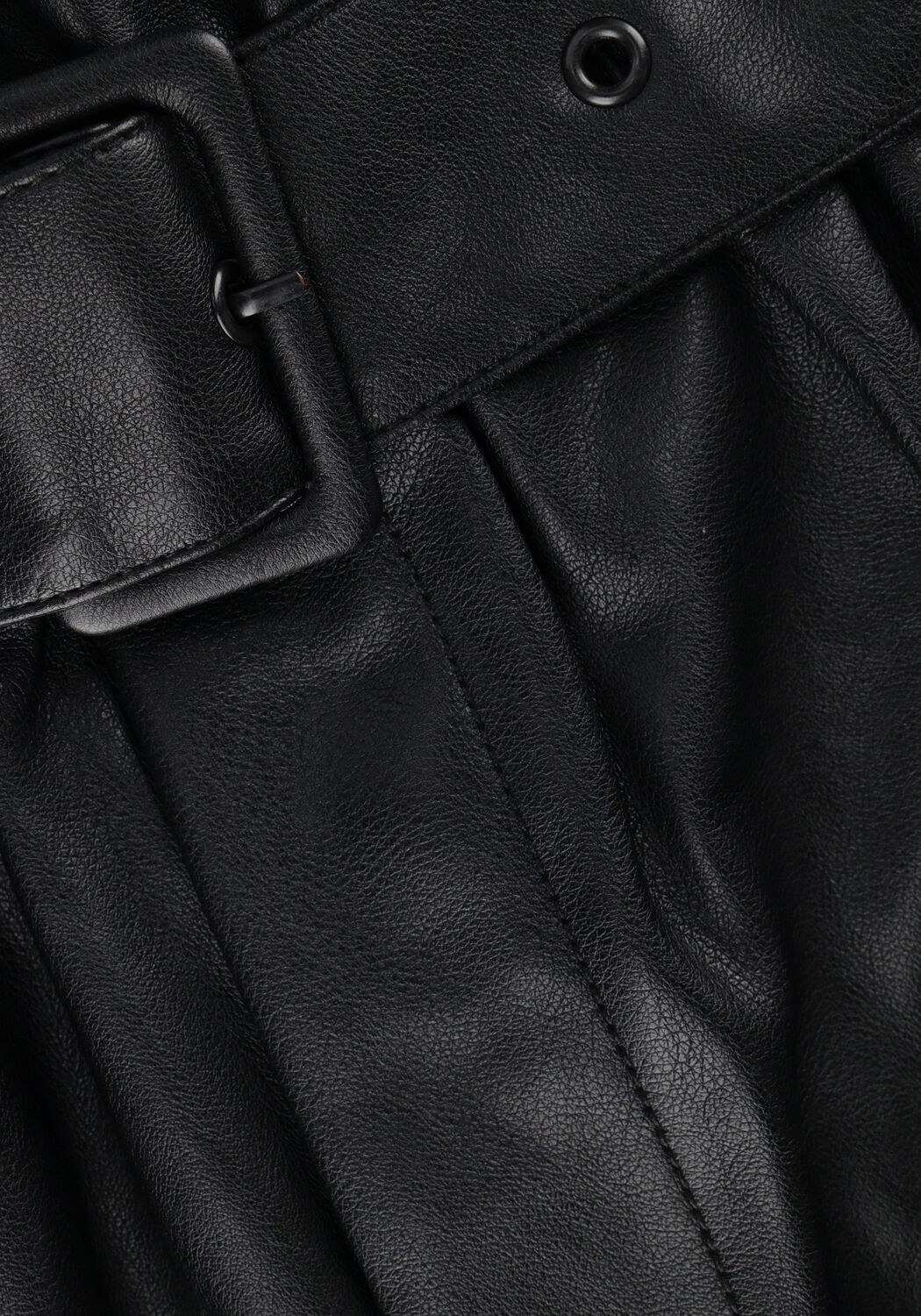 COLOURFUL REBEL LOUAS VEGAN LEATHER HIGHWAIST SHORT Pantalons en noir - large