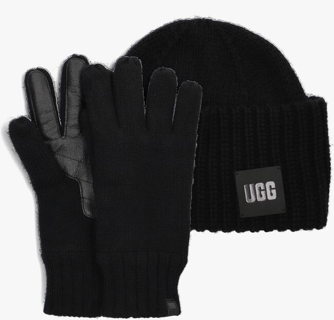 Zwarte UGG Handschoenen KNIT BEANIE AND GLOVE SET - large