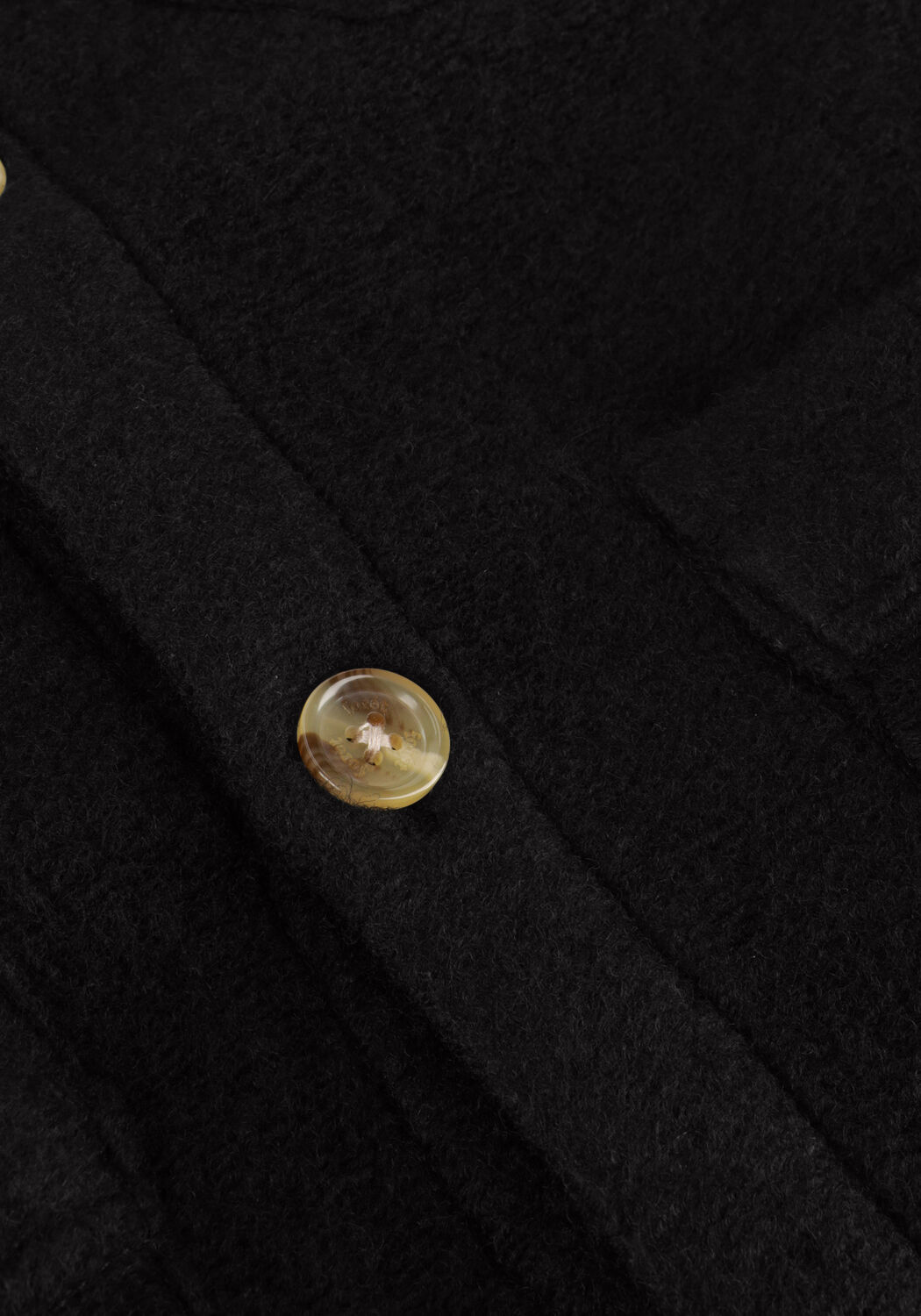 FOR&Eacute;T Surchemise IVY WOOL OVERSHIRT en noir - large