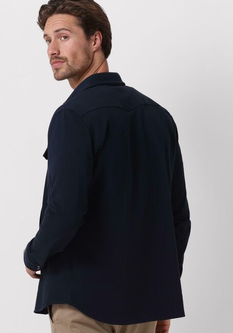 Donkerblauwe PROFUOMO Casual overhemd OVERSHIRT WESTER - large
