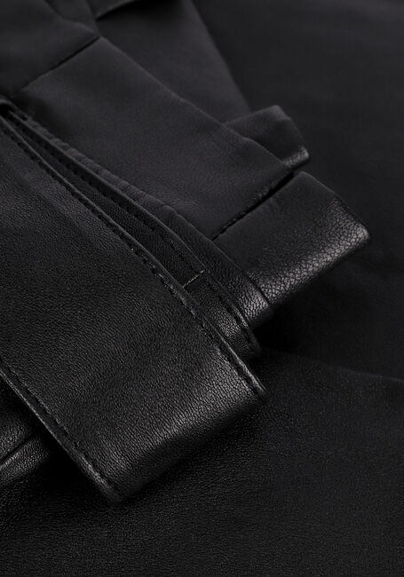 EST'SEVEN Pantalon EST'PAPER BAG STRETCH LEATHER en noir - large