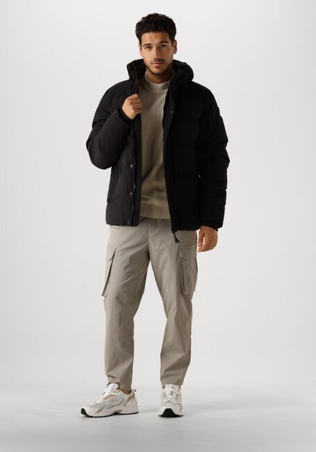 PURE PATH Veste matelassé REGULAR FIT JACKETS PADDED404 en noir - large