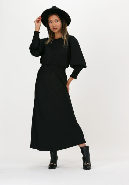 Zwarte BRUUNS BAZAAR Maxi jurk PRICKLY S ELLIEA DRESS - large