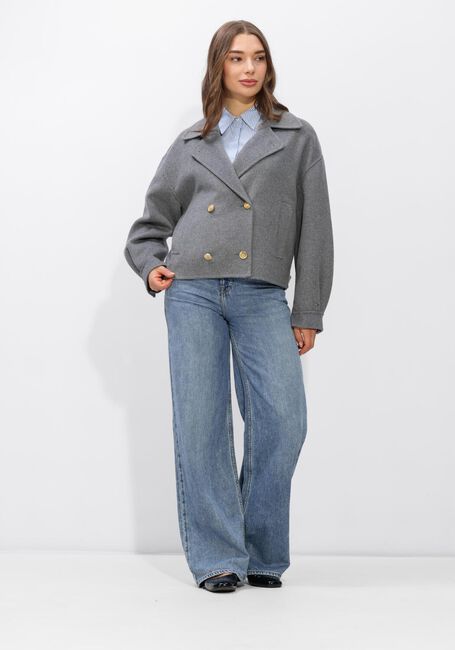 TOMMY HILFIGER Jack DF WOOL GOLD BUTTON PEACOAT en gris - large