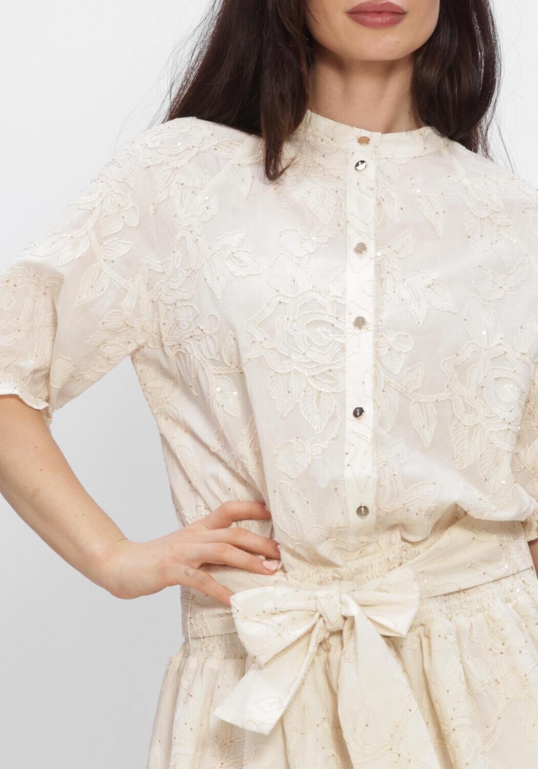 Gebroken wit LIU JO Mini jurk ABITO TS NAV T.UNITA - large