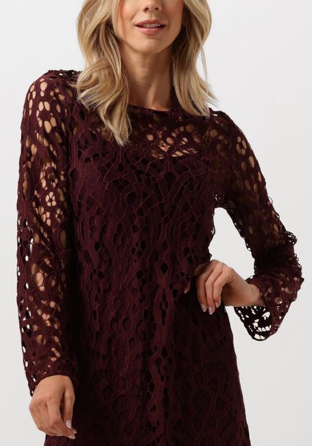 VANILIA Robe midi LACE MIDI DRESS en rouge - large