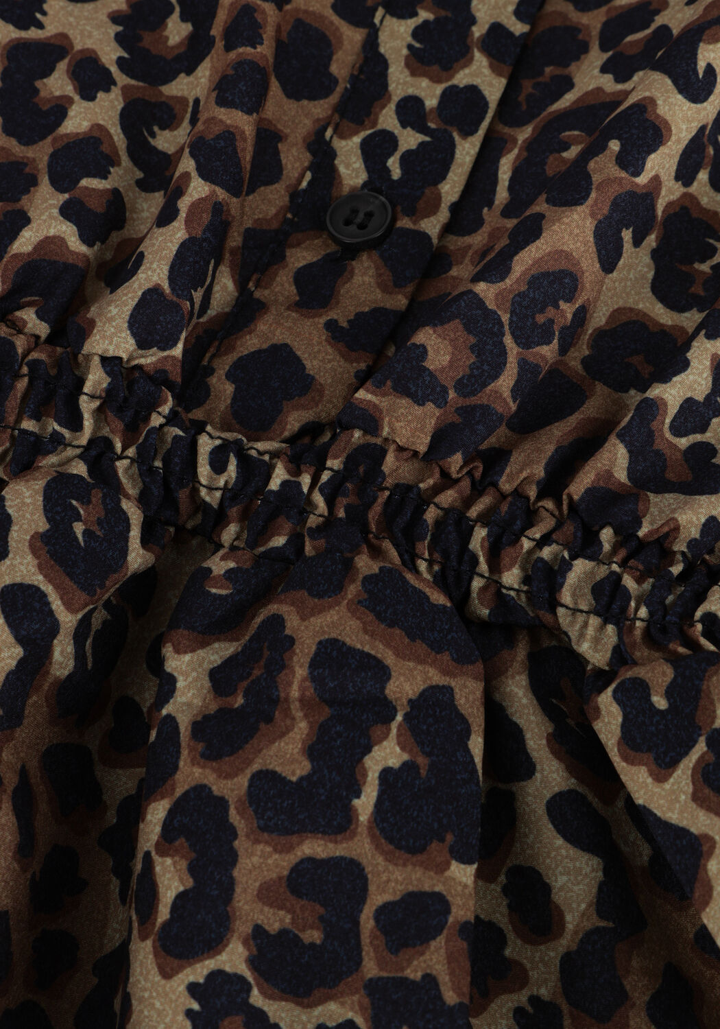 COLOURFUL REBEL Mini robe SACHA LEOPARD SHIRT DRESS LS en marron - large