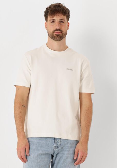 CALVIN KLEIN T-shirt CALVIN KLEIN LABEL TEE Crème - large
