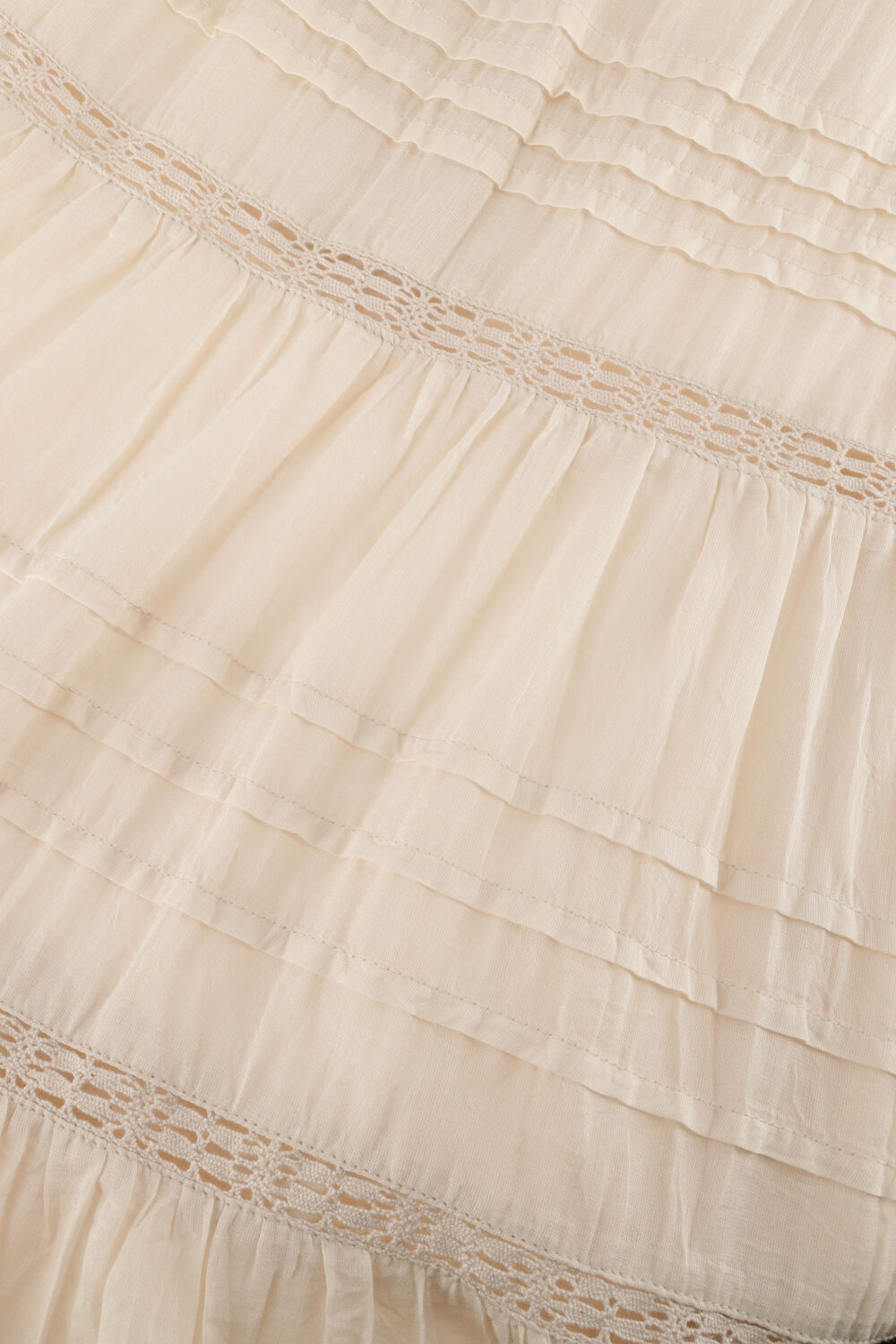 NEO NOIR Jupe midi FELICIA S VOILE SKIRT en beige - large