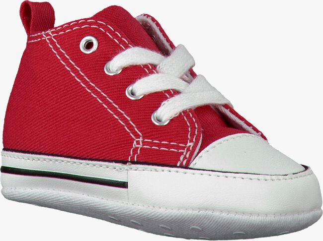 CONVERSE Chaussures bébé FIRST STAR en rouge - large