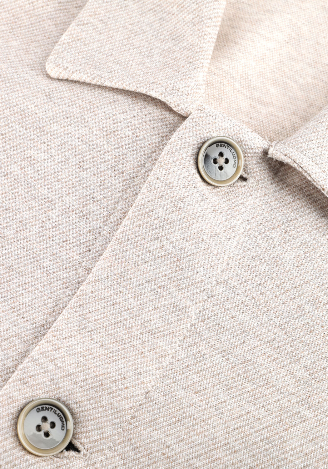 GENTILUOMO Surchemise NAVIGLI SHIRT JACKET &Eacute;cru - large